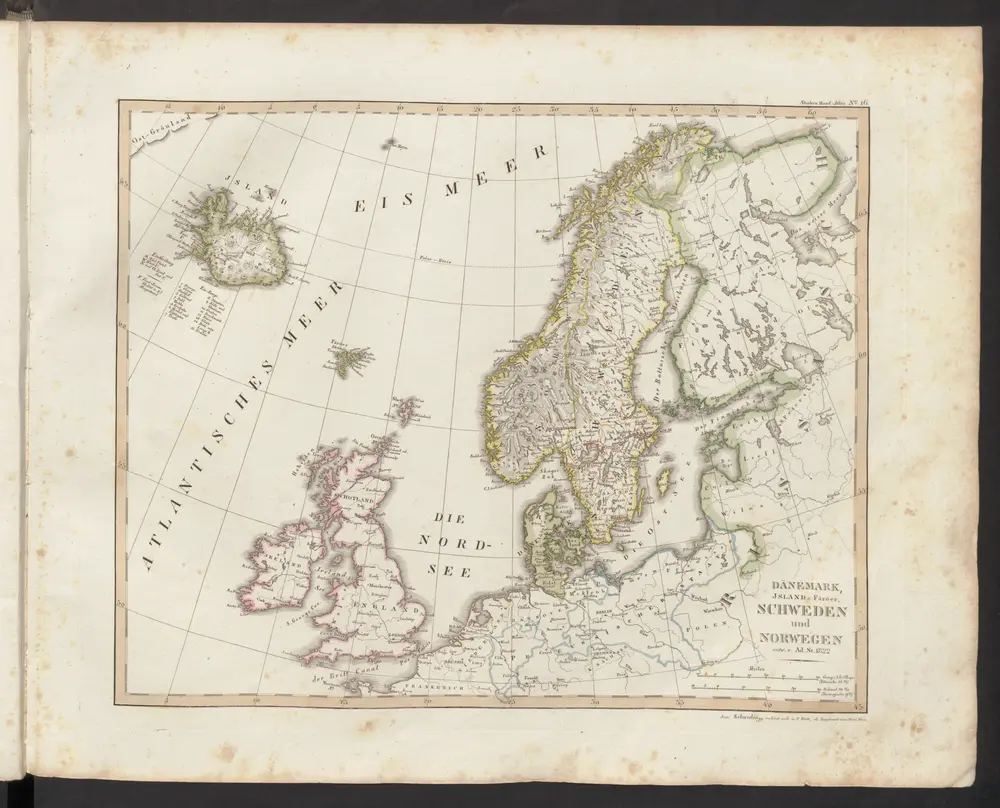 Dänemark, Jsland u. Färöer, Schweden und Norwegen