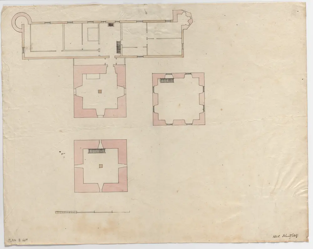 Oberwinterthur: Schloss Hegi, Turm; Grundriss