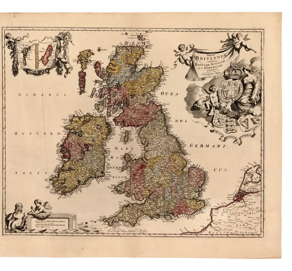 Magnae BRITANIAE TABULA ANGLIAM, SCOTIAM, ET HIBERNIAM CONTINENS