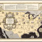 Map of Sinclair Lewis's United States