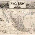 Carta General de la Republica Mexicana.