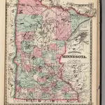 Schonberg's Map of Minnesota.