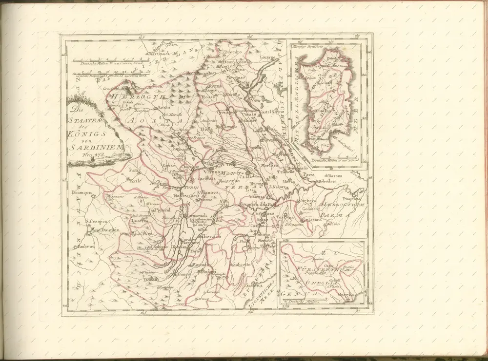 mapa z atlasu "Schauplatz der fünf Theile der Welt :"