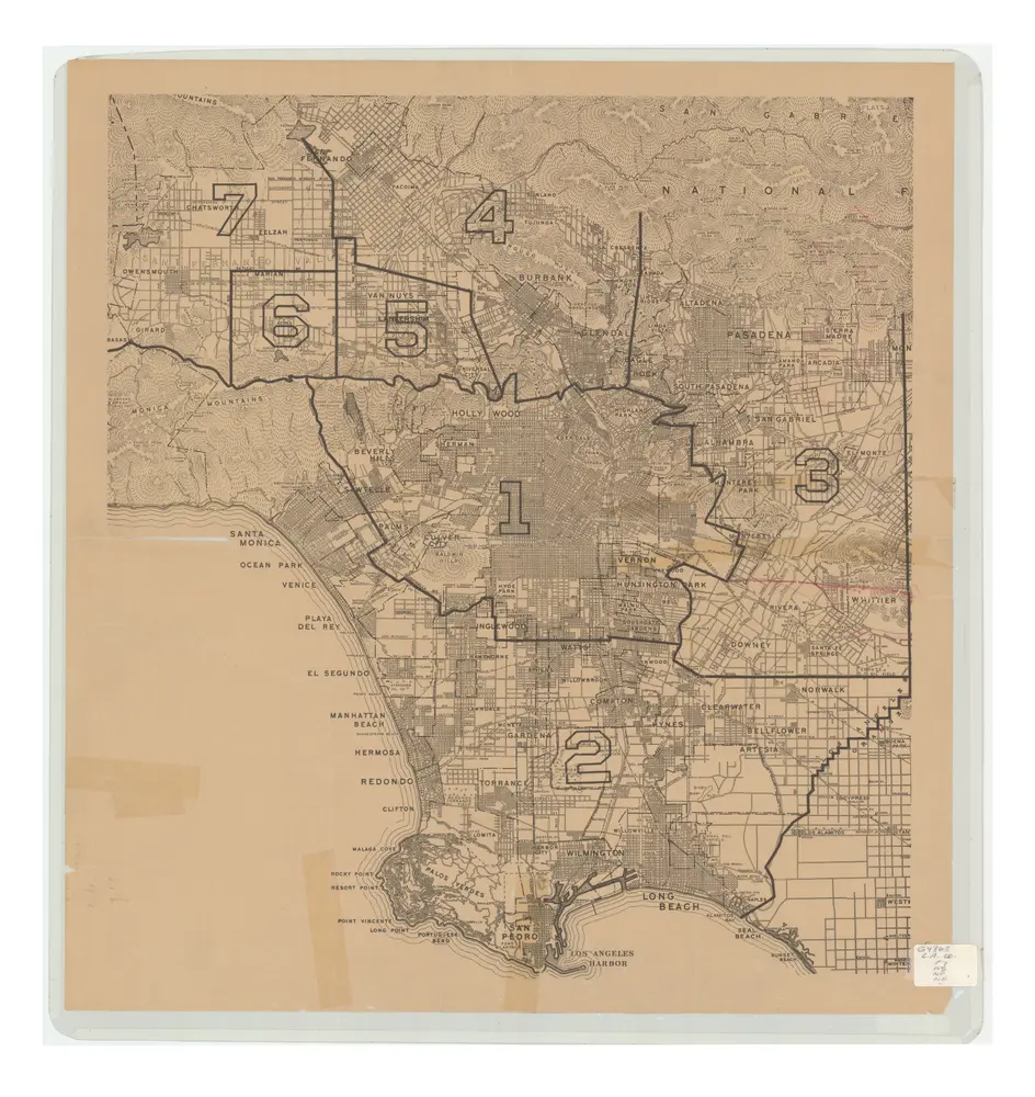 [Map of Los Angeles County, California].