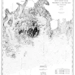 Navigation Chart For Mount Desert Island, Frenchman's and Blue Hill Bays