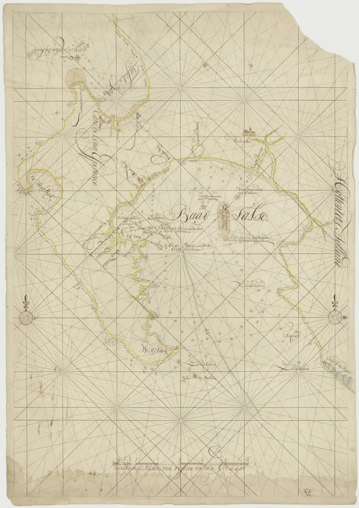 Kaart van Kaap de Goede Hoop en de False baai