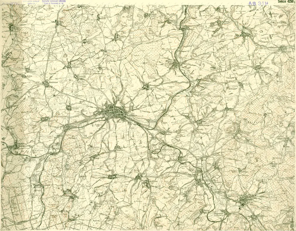 III. vojenské mapování 4250/1