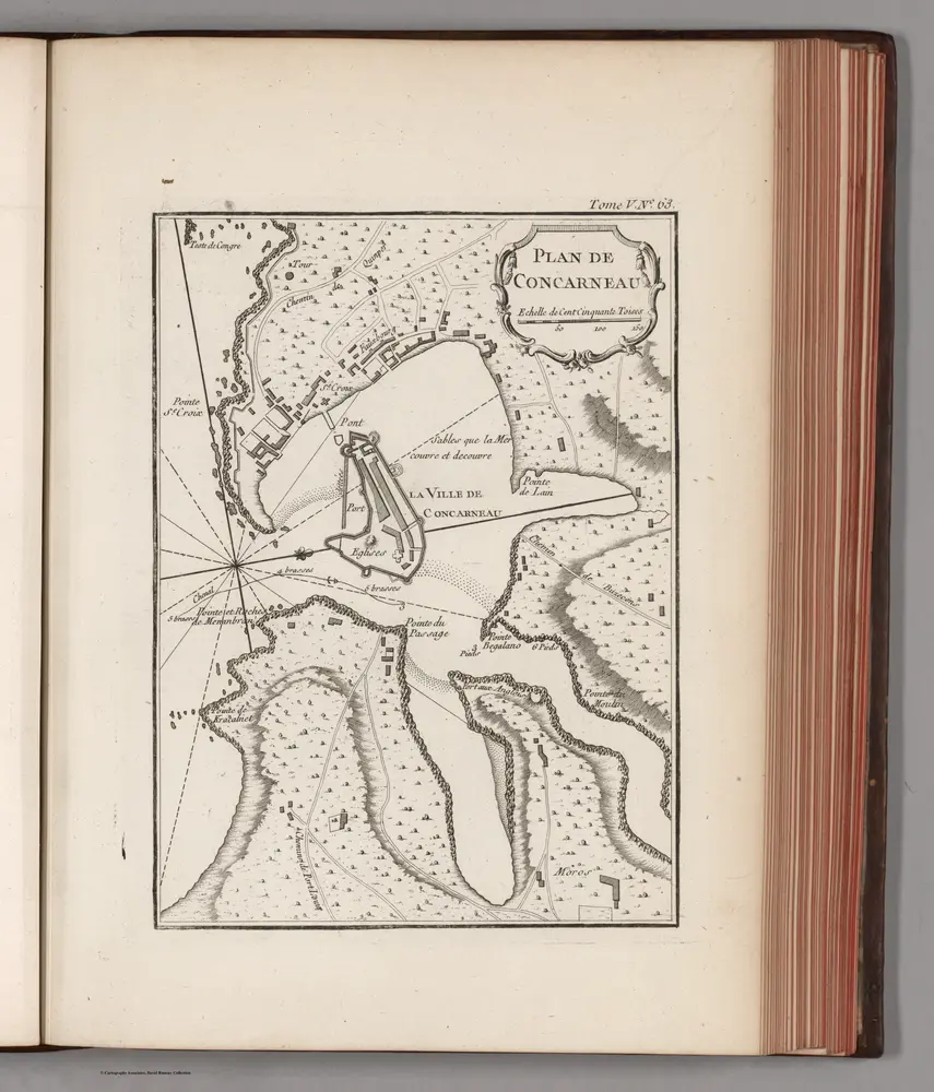 Plan de Concarneau