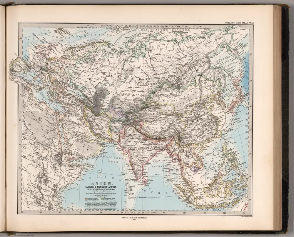 Asien, Europa & Nordost-Afrika (Asia, Europe, Northeast Africa).