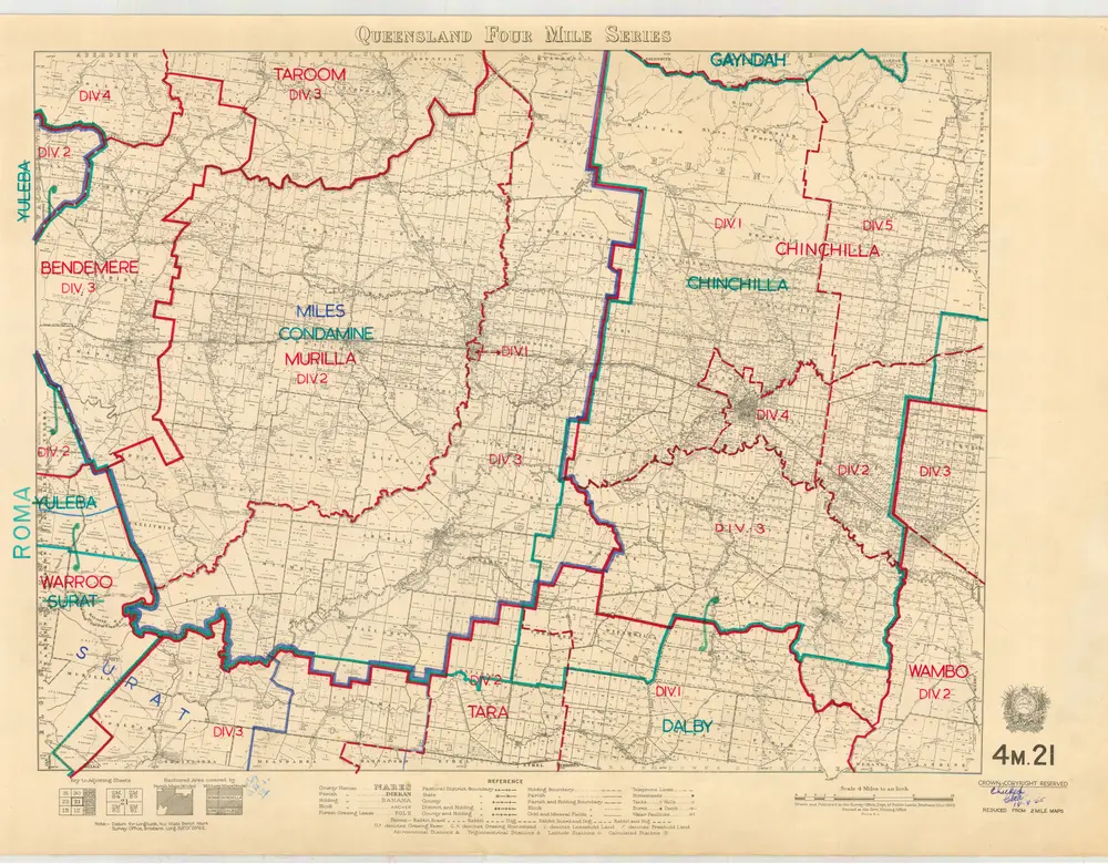 Queensland Four Mile Second series sheet 4m21