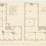 Andelfingen: Pfarrhaus, projektierter Um- bzw. Neubau, 1. und 2. Stock; Grundrisse (Nr. 7)