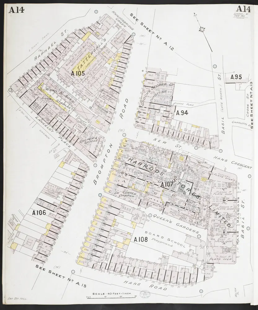 Insurance Plan of London Western District Vol. A: sheet 14