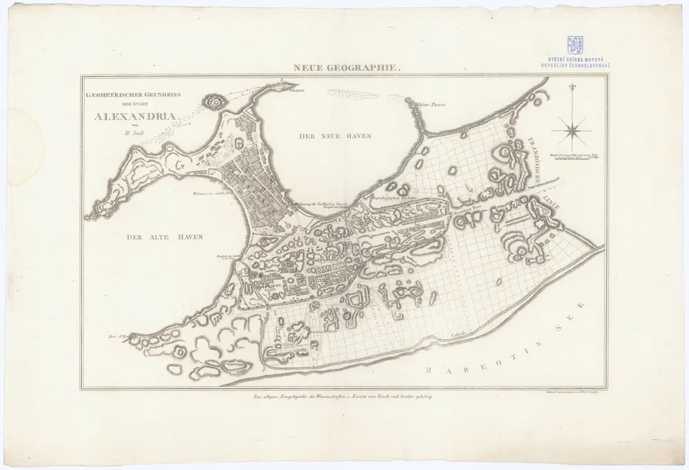 Geometrischer Grundiss der Stadt Alexandria