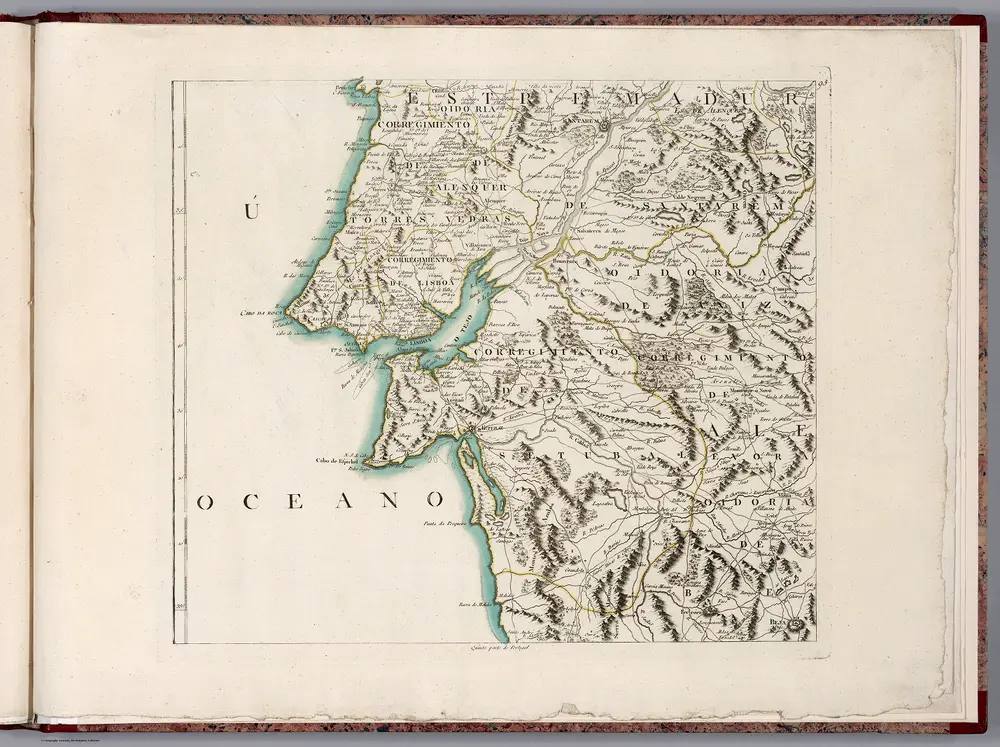 95. Mapa General Del Reyno De Portugal