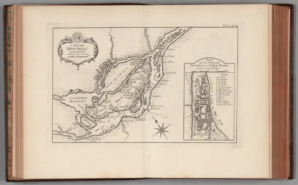 L'Isle de Montreal, et ses environs