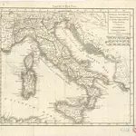 Italiae antiquae tabula geographica cum Insulis adjacentibus