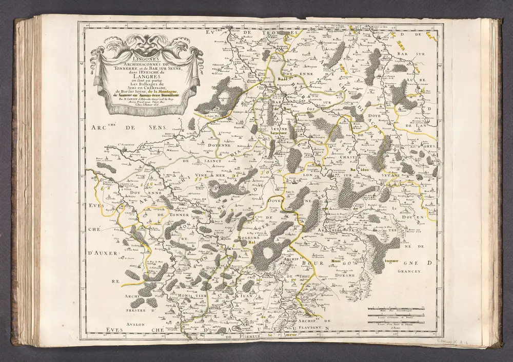 Lingones -- Archidiacenes de Langres, de Bar sur Aube, et de Bassigny, dans l'Evesche de Langres ou sont les Duche, Pairrie...