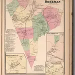 Town of Beekman, Dutchess County, New York.  (insets) Beekman.  Poughquag.  Green Haven.