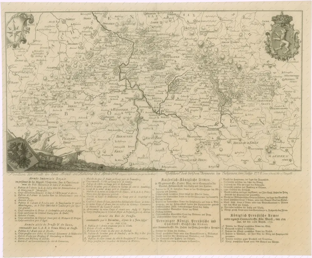 Mapa války 1778-1779