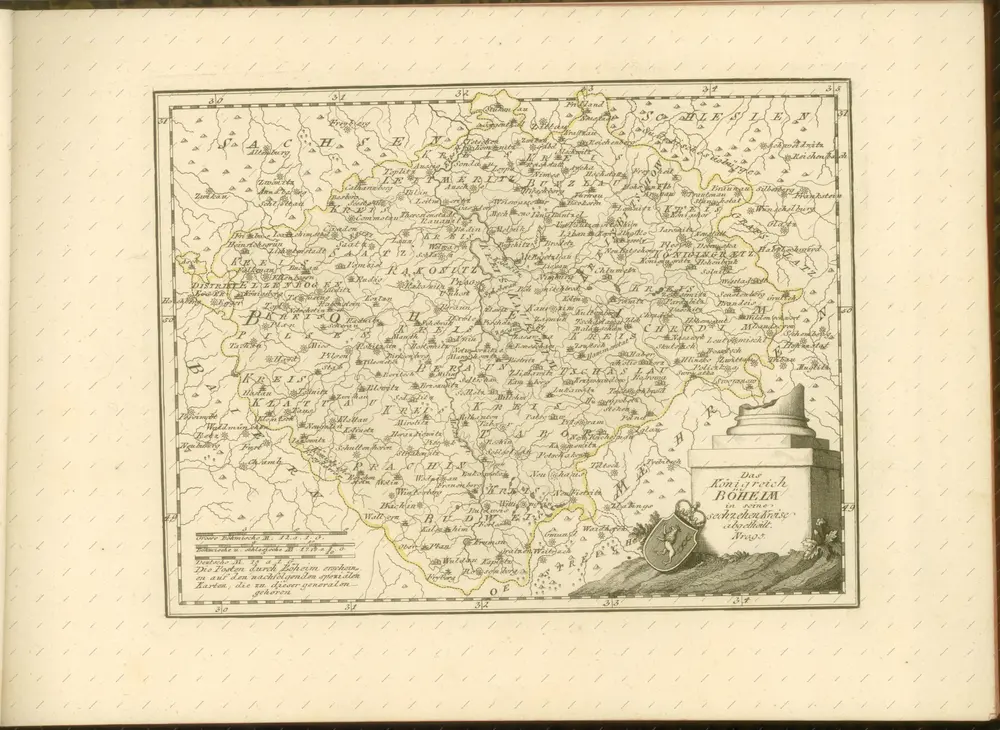 mapa z atlasu "Schauplatz der fünf Theile der Welt :"