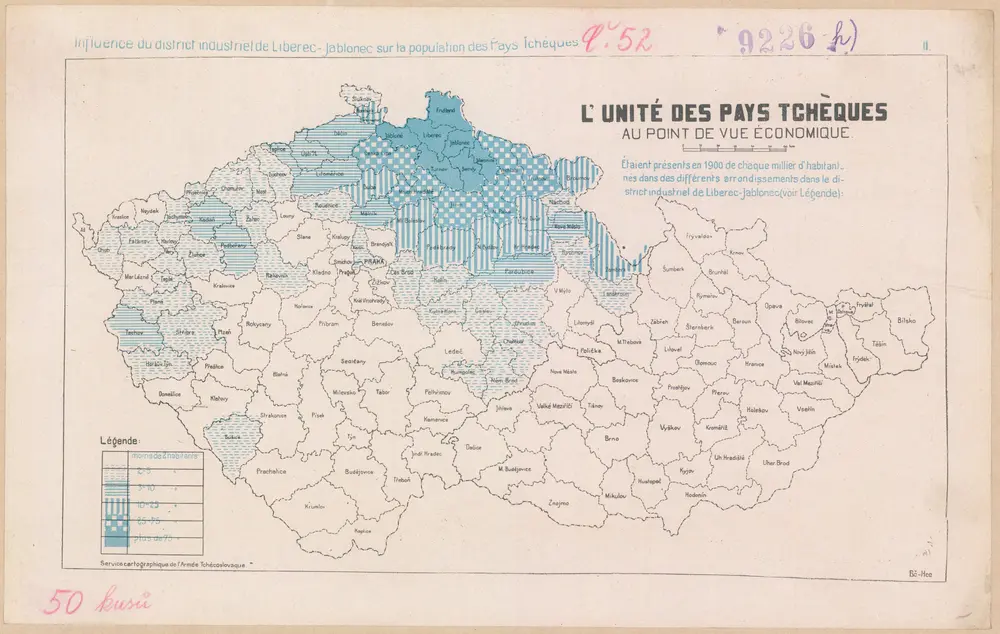 L'unité des pays tcheques au point de vue économique