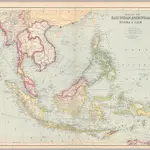 Malay or East Indian Archipelago with Burma & Siam.