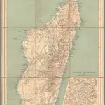 Carte de Madagascar / dressée par H. Barrère... ; dessiné par H. Lafolye