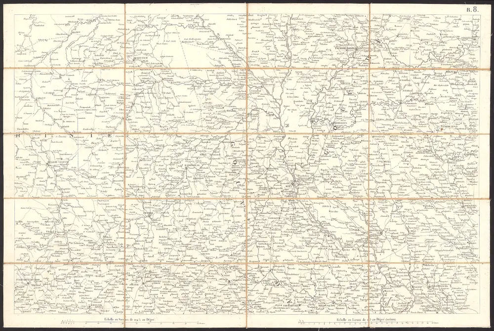 B.8. Carte De La Russie En Europeenne En LXXVII Feuilles, executee au Depot general de la Guerre