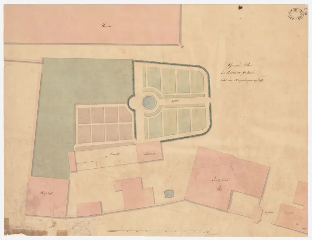 Töss: Amtsgebäude und Umgebung; Grundriss (Nr. 7)