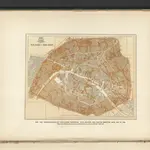 XVII. The transformation of Paris under Haussmann : Plan showing the portion executed from 1854 to 1889.