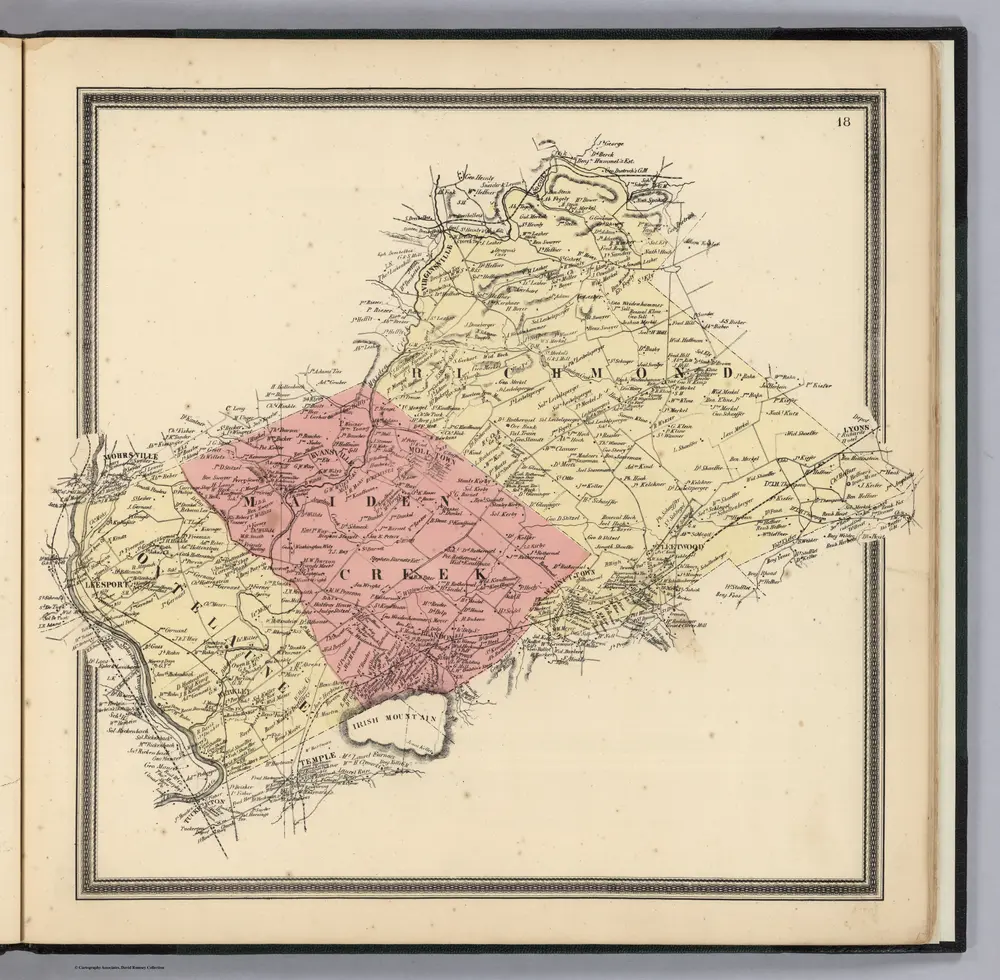 Richmond, Maiden Creek, and Ontelaunee Townships, Berks County, Pennsylvania.