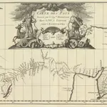 Carte Des Pays traversés par le Cap.ne Beerings depuis la Ville de Tobolsk jusqu' à Kamtschatka. [Karte], in: Nouvel Atlas De La Chine, de la Tartarie Chinoise Et Du Thibet, S. 112.