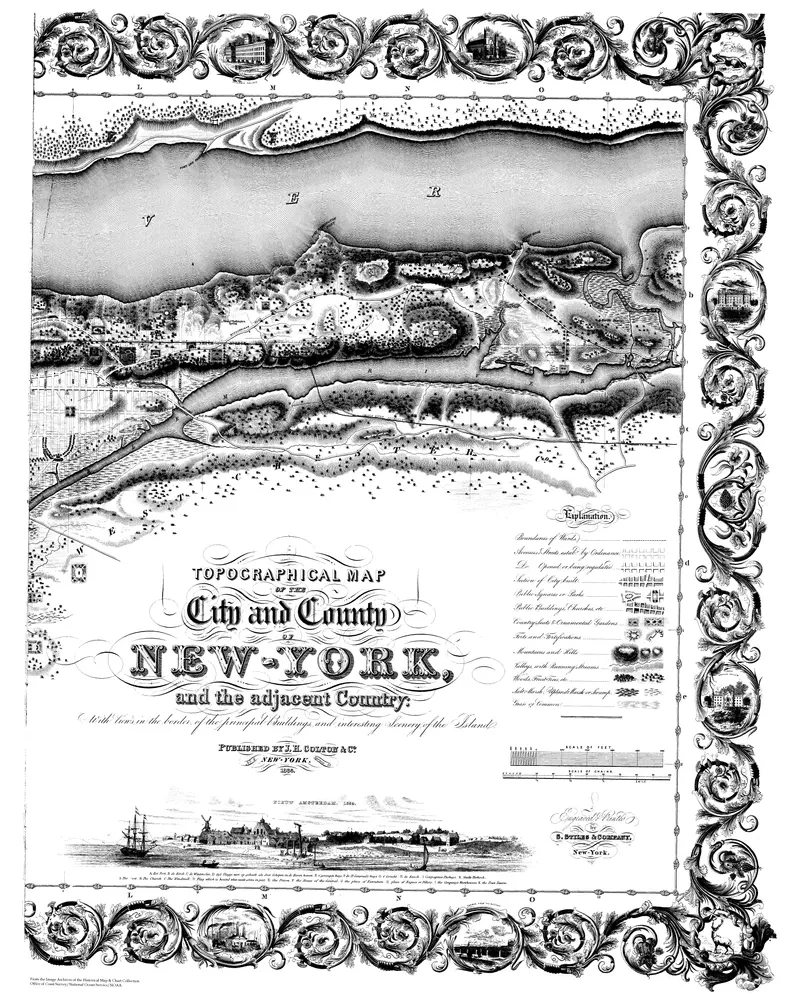 Topographical Map of the City and County of New York, Part 1