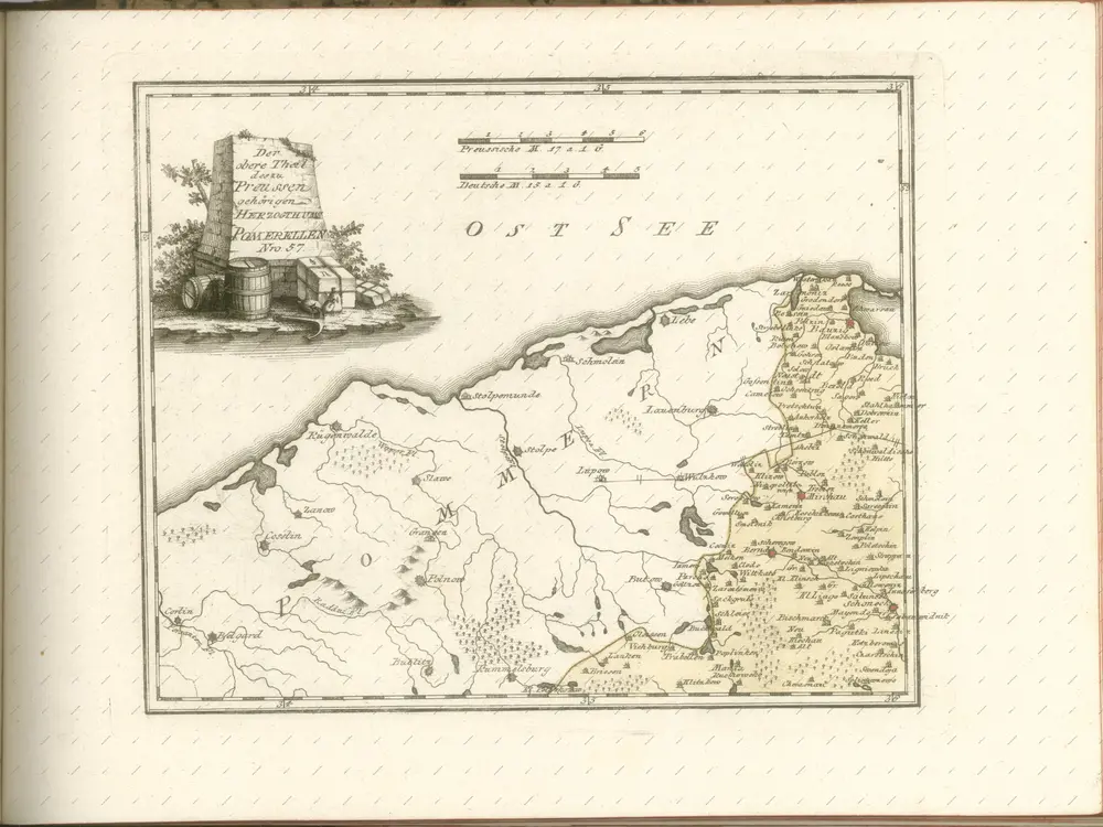 mapa z atlasu "Schauplatz der fünf Theile der Welt :"