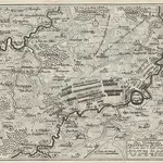 Das Victoriose Treffen bey Oudenarde Ao. 1708 den Iuly vorgegangen [Karte], in: [Niederland nach denen XVII Provincien eingetheilet], S. 14.