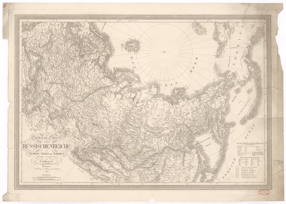 General Charte vom Russischen Reiche in Europa, Asien und America
