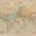 Chart of the world on Mercators projection