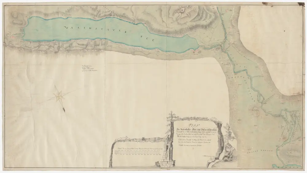 Walenstadt SG bis Schmerikon SG: Linthgebiet samt Walensee; Situationsplan