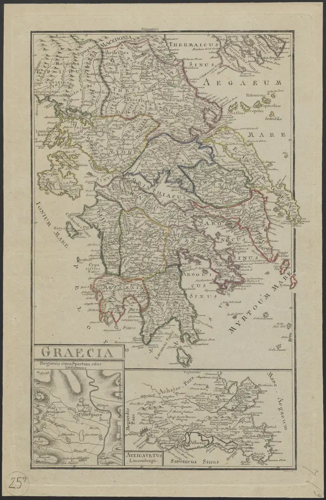 Schul-Atlas für die alte Erdbeschreibung : zur allgemeinen Schul-encyclopädie gehörig