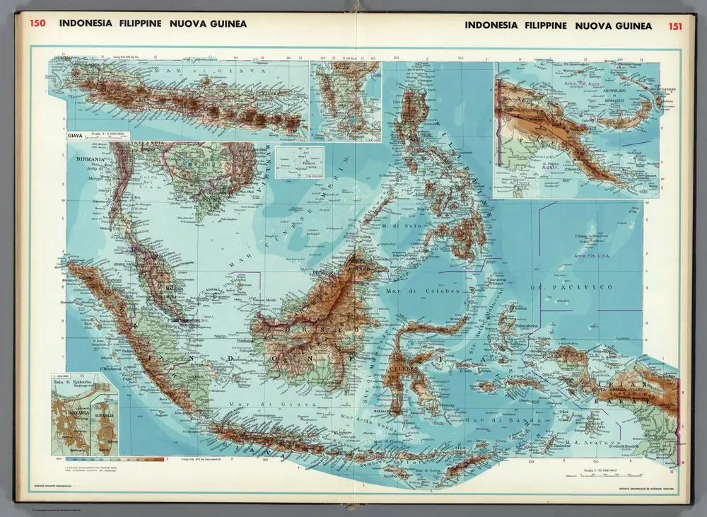 Indonesia, Phillipines, and Papua New Guinea.