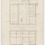 Neubühl, Landwirtschaftliche Schule Strickhof: Absonderungsstall und Knechtekammer; Grundrisse und Schnitt