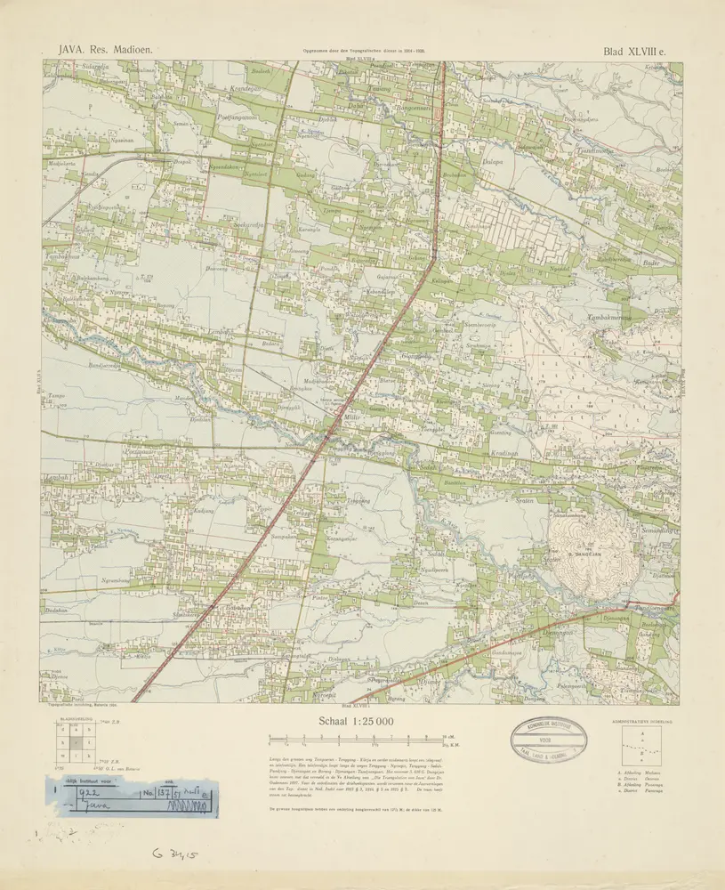 [Milir] : opgenomen door den Topografischen Dienst in 1914-1920 / Topografische Dienst