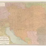 Mittelbach's neueste Hand- und Verkehrskarte von Österreich-Ungarn mit Rumäinen, Bulgarien, Serbien und Montenegro