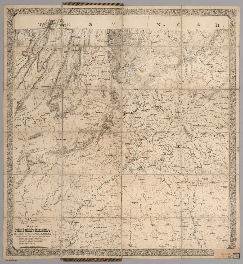 Map of Northern Georgia