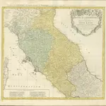 mapa z atlasu "Atlas compendiarius quinquaginta tabularum geographicarum Homannianarum :"