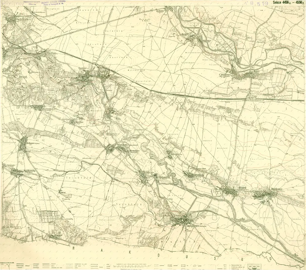 III. vojenské mapování 4456/4, 4556/2