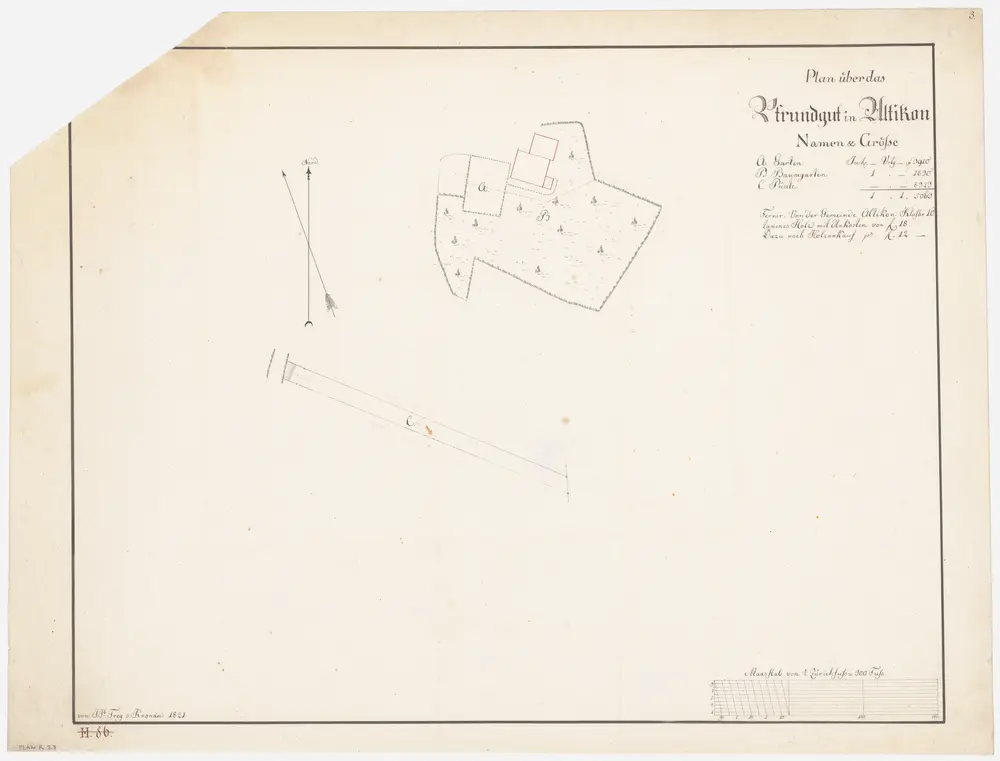 Altikon: Pfrundgüter; Grundrisse (Nr. 3)