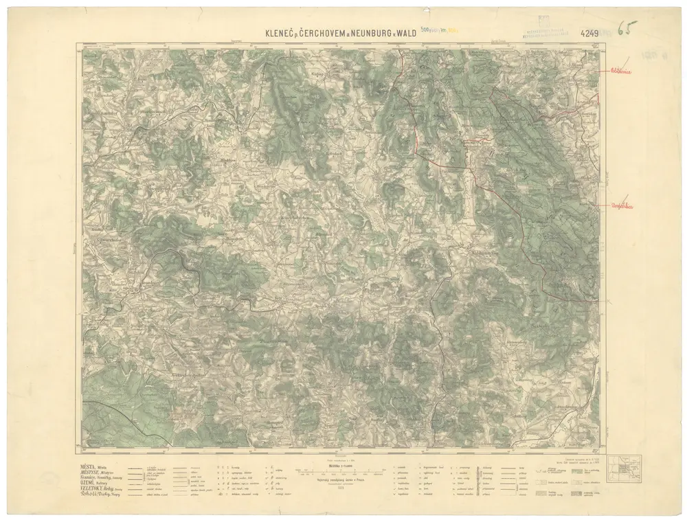 Kleneč p. Čerchovem a Neunburg v. Wald