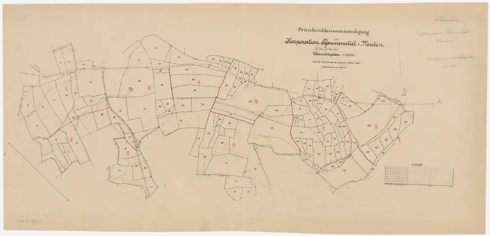 Meilen, Egg: Genossenschaftswaldung Pfannenstiel: Oberi Bergweid, Underi Bergweid, Höhe, Cholrüti, Chnabenhans (Knabenhans), Badholz, Stollenholz, Hochwacht;