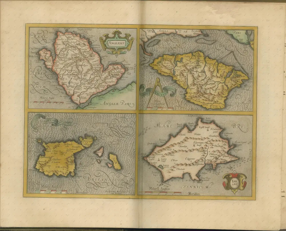 mapa z atlasu "Atlas Sive Cosmographicae Meditationes De Fabrica Mvndi Et Fabricati Figvra. Denuo auctos"